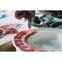 jamon bellota cortado cuchillo